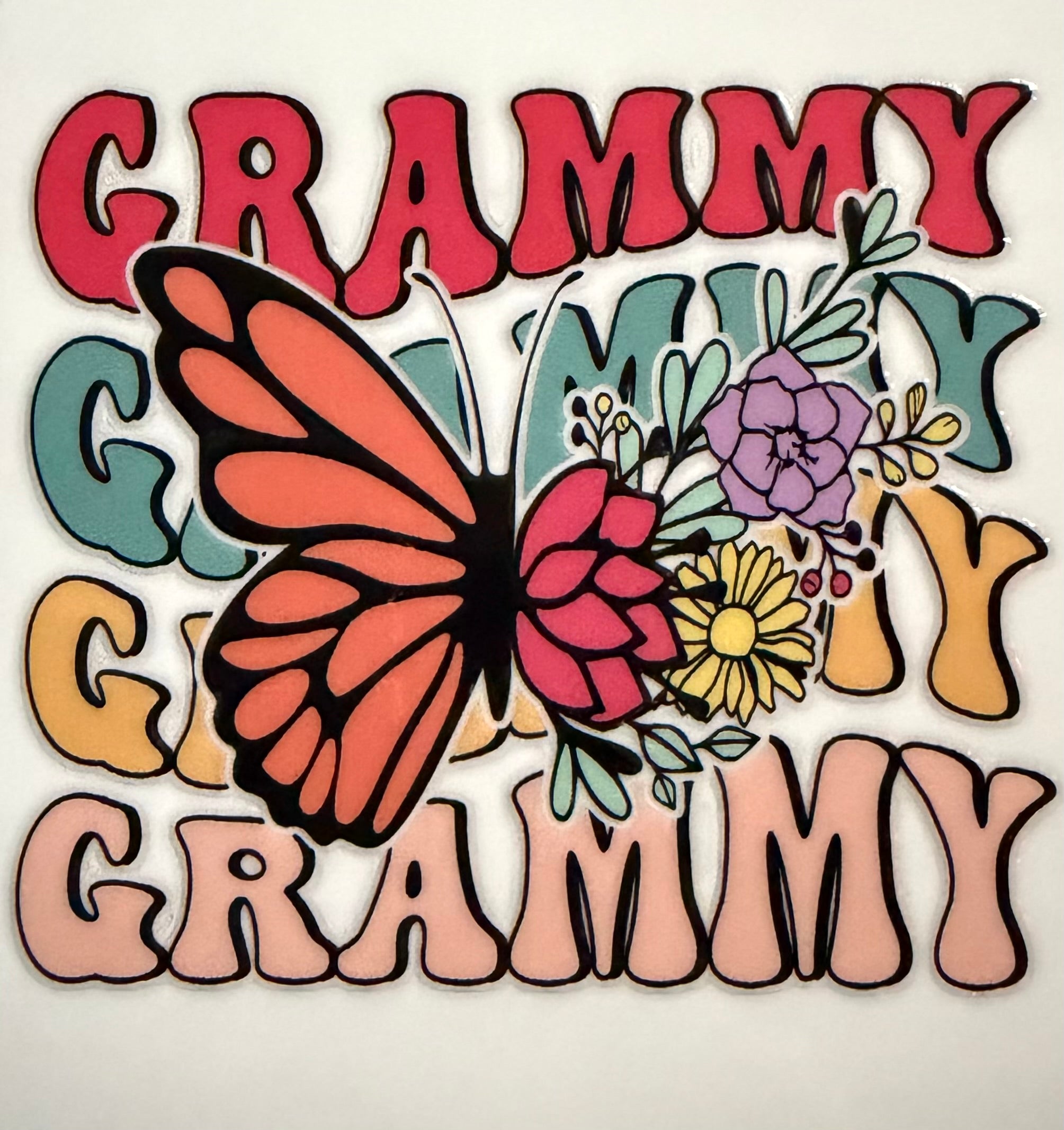 Butterfly floral Grammy