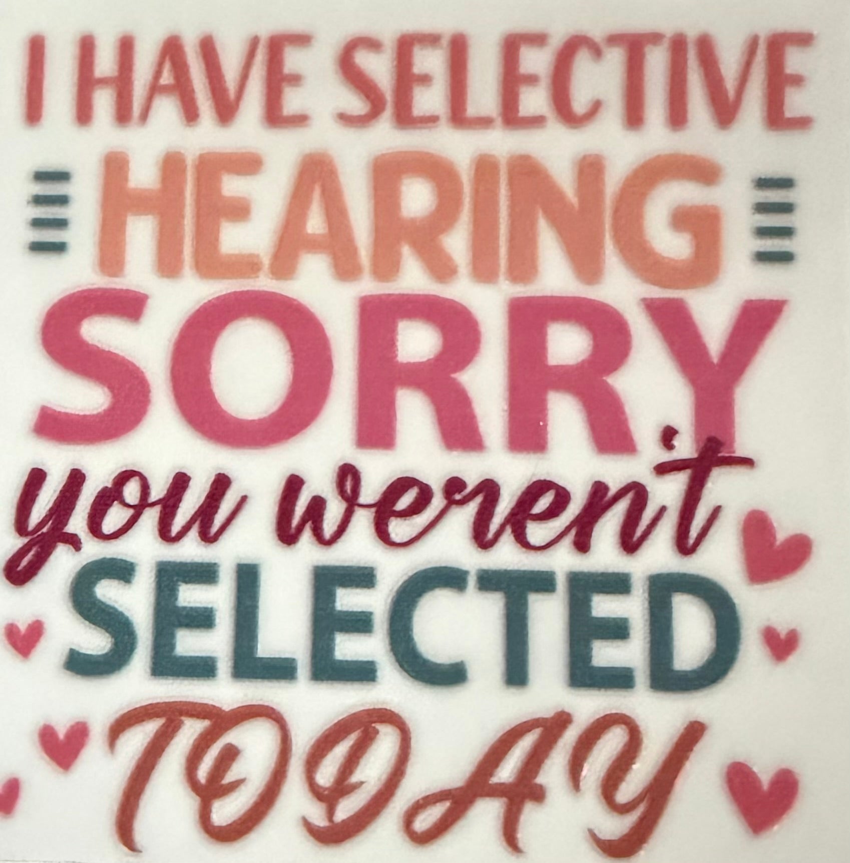 Selective hearing