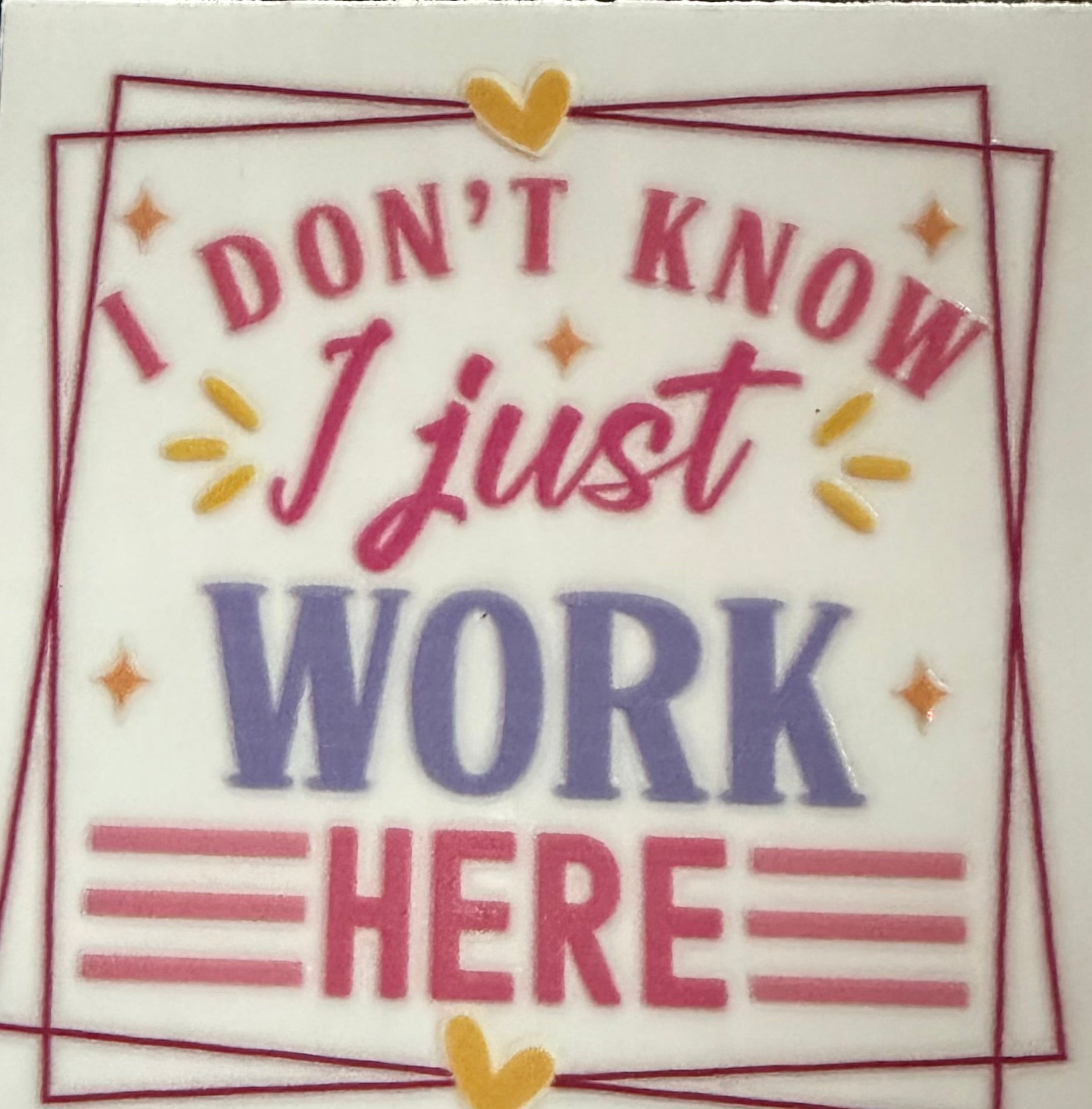 Just work here