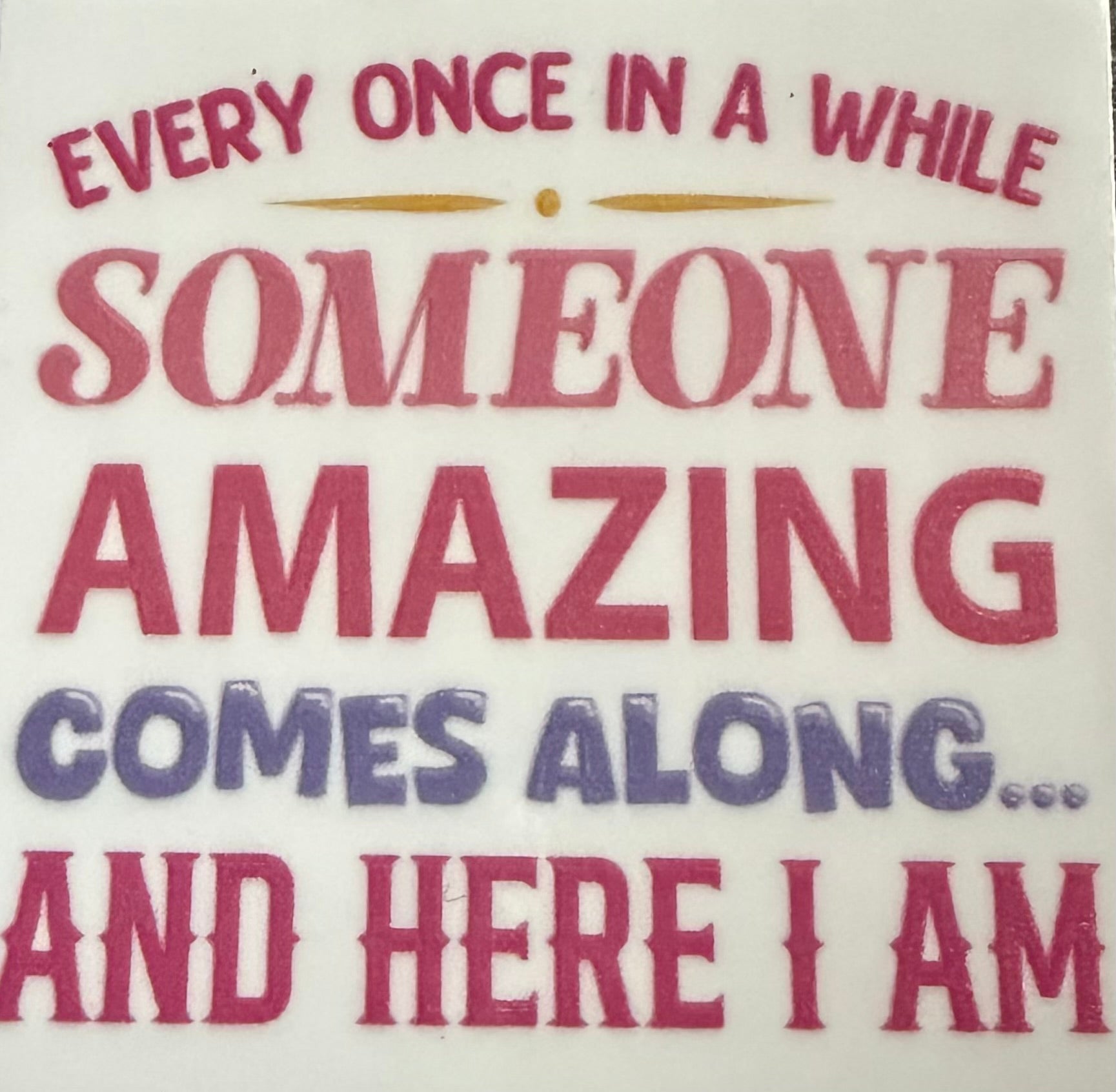Here I am